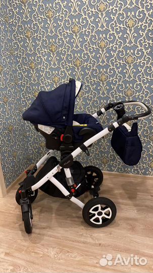 Коляска adamex 3 в 1 бу