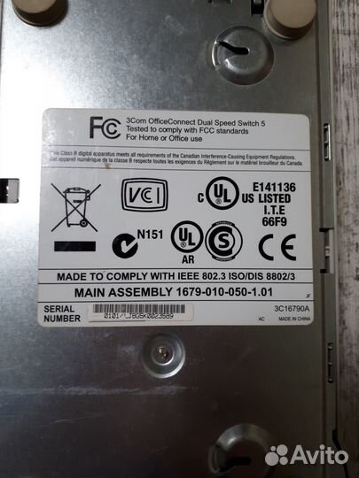 Коммутатор 3COM OfficeConnect Dual Speed Switch 5