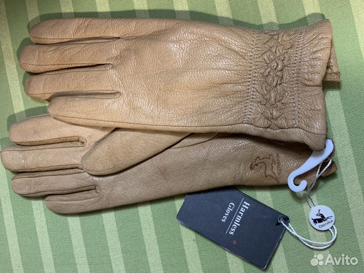 Перчатки, натуральная кожа