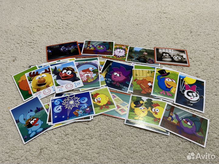 Наклейки Смешарики Panini