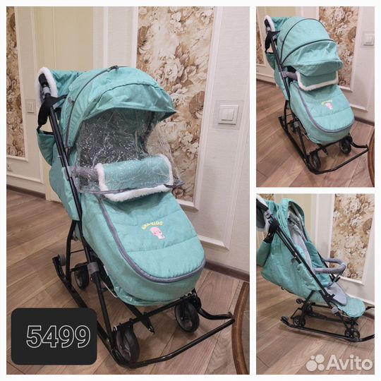 Новые санки-коляска