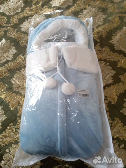 Зимний конверт на выписку