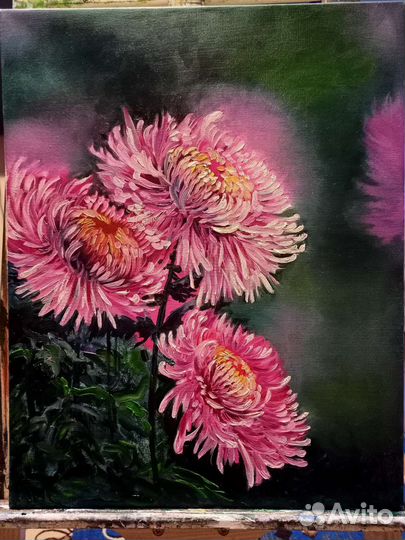 Картина маслом холст