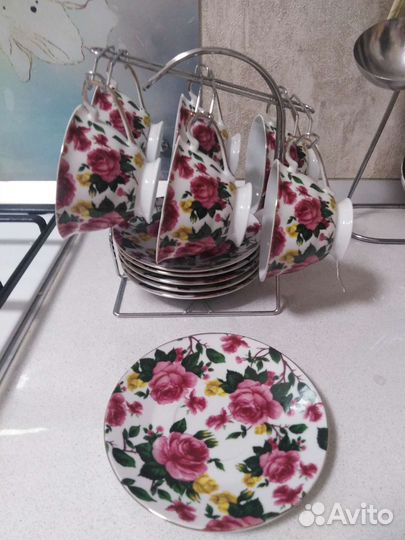 Чайно кофейные сервизы новые