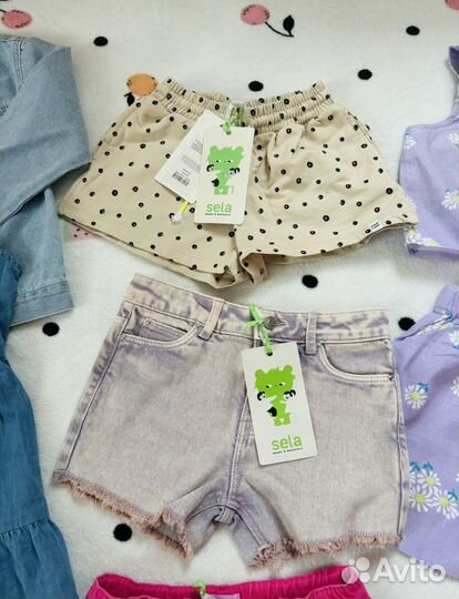 Комплект, шорты, платье, джинсовая куртка