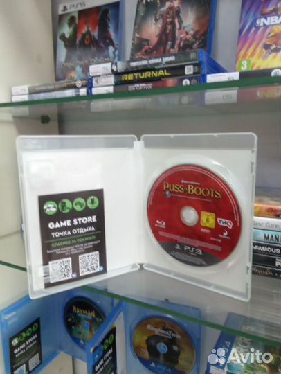 Кот в Сапогах диск PS3