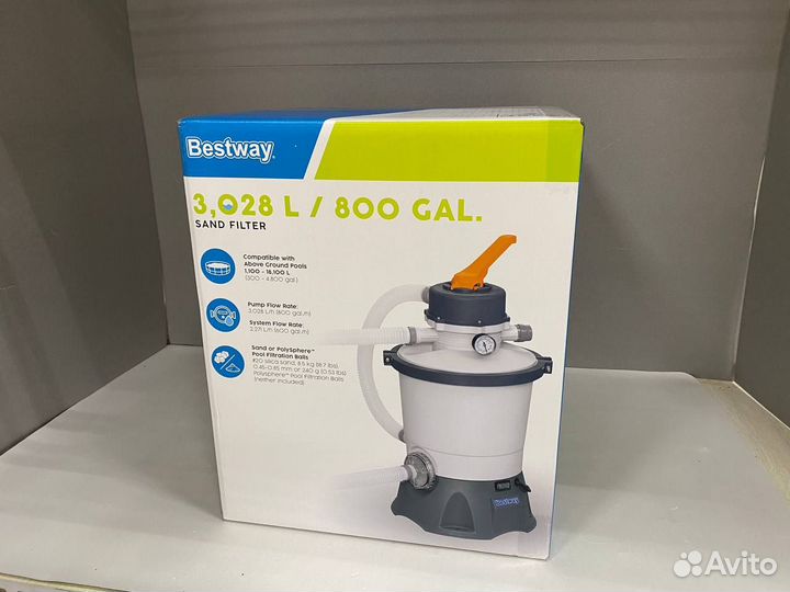 Песочный фильтр насос bestway 58515/3027л