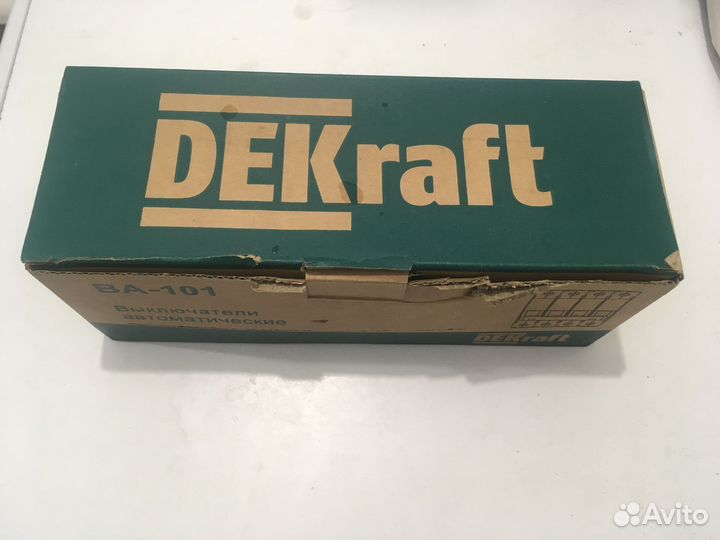 Автомат ГОСТ - Dekraft BA-101 D25 на 25 ампер