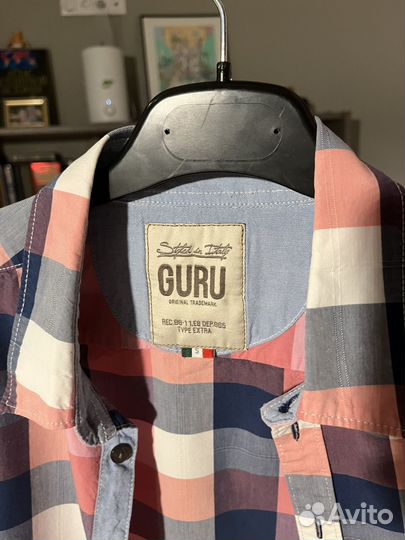 Рубашка в клетку Guru