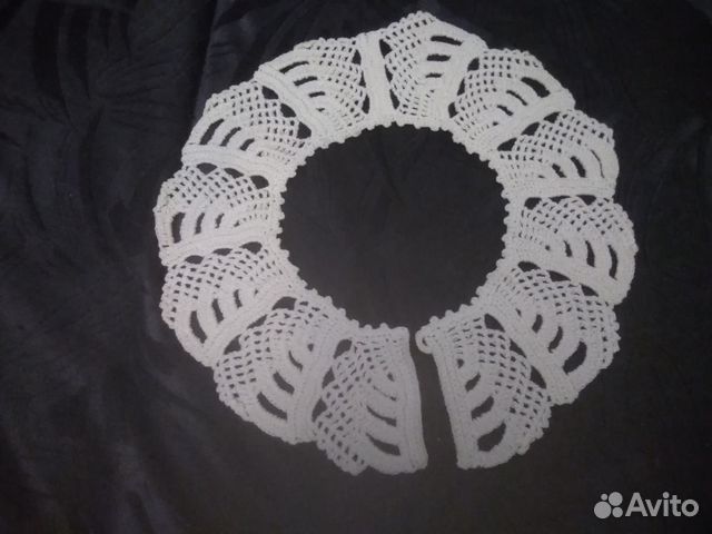 Воротники вязаные