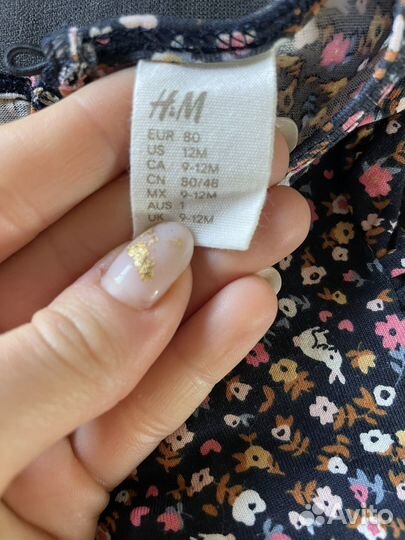Платье для девочки80-86 hm