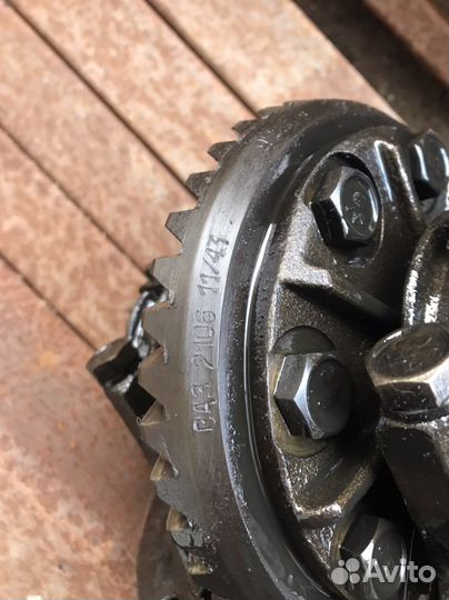 Задний мост на ниву в разборе