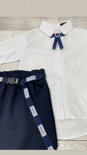 Рубашка блузка для школы