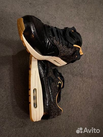 Nike air max 1 hotsell fb woven black leopard