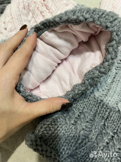 Комплект шапка и снуд на 5/7 лет