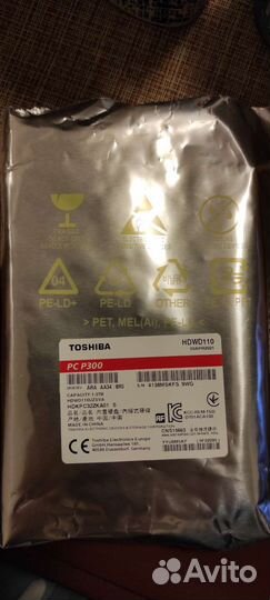 Жесткий диск Toshiba P300 1тб