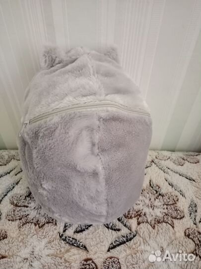 Мягкая игрушка хомячок с пледом