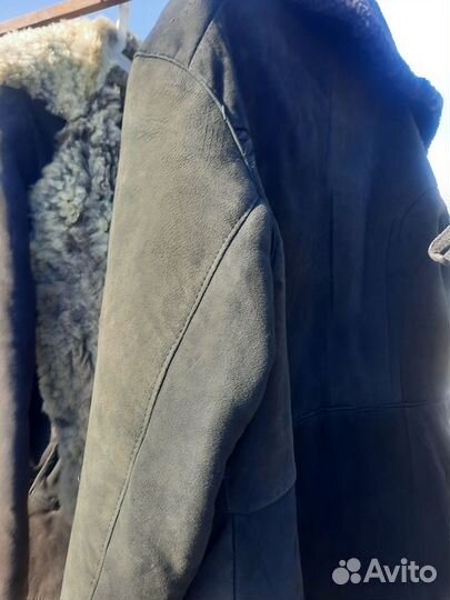 Шуба из овчины размер 58
