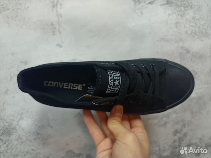 Кеды Converse all black low