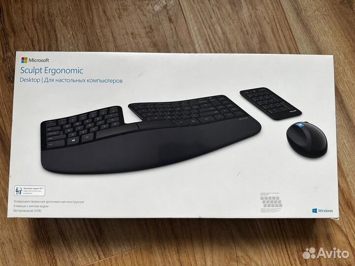 Клавиатура беспроводная microsoft sculpt