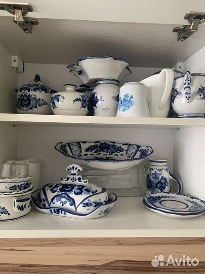 Посуда гжель