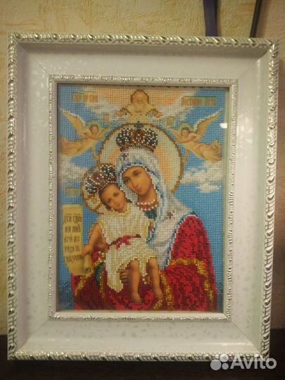 Икона из бисера 
