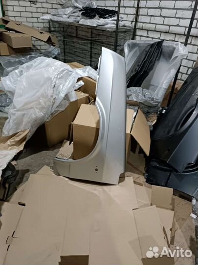 Крыло левое ваз 2109 цвет серебристый снежная коро