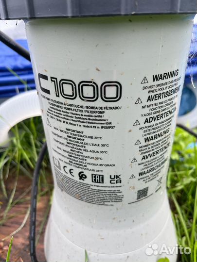 Каркасный бассейн, защитный купол