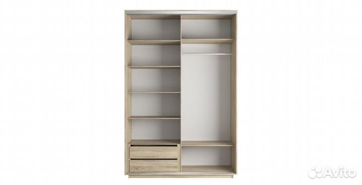 Двухдверный шкаф-купе «Экспресс Элемент 140»