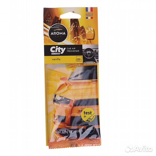 Ароматизатор подвесной пластина (ваниль) 