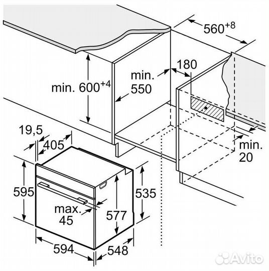 Духовой шкаф Bosch HRG6769S6