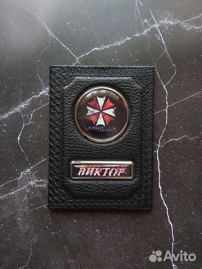 Обложка на паспорт ручной работы