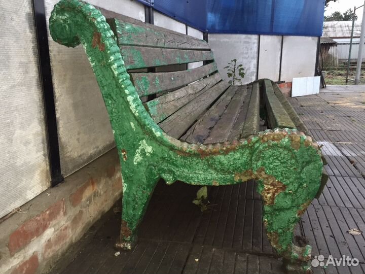 Скамья парковая