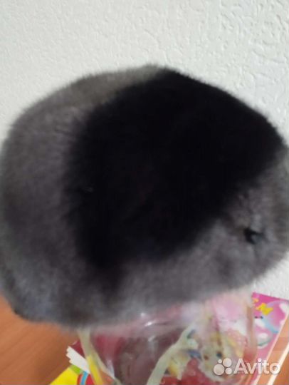 Норковый берет мягкий