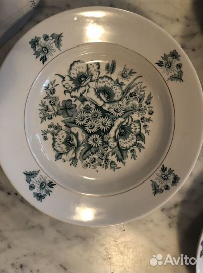 Тарелки винтаж, фарфор, фаянс