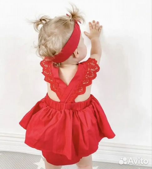 Платье боди для девочки 74 80