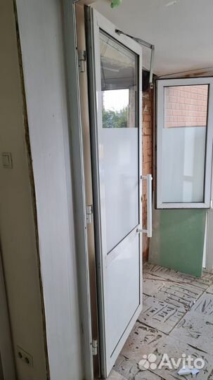 Двери входные алюминиевые двухстворчатые