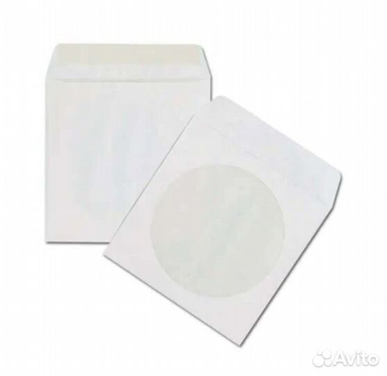 Новые конверты 50 шт. для CD, DVD, Blu-ray