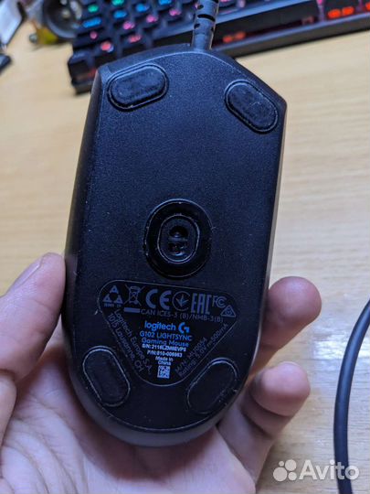 Игровая мышь logitech g102