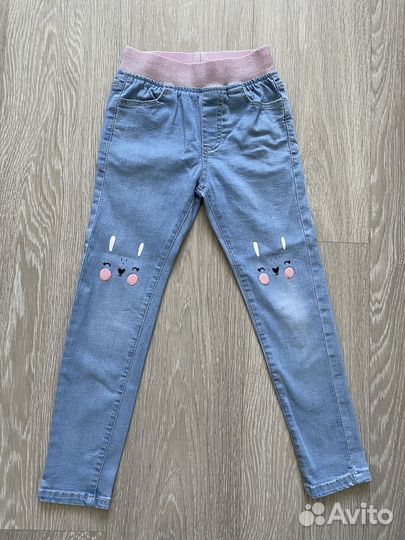 Джинсы для девочки 116 р. Легинсы