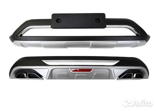 Накладки на бампера Hyundai Creta 2020-нв