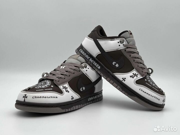 Кроссовки Nike Dunk Low Pro x Chrome Hearts