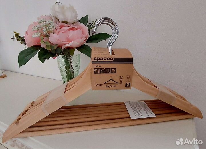 Вешалки плечики деревянные