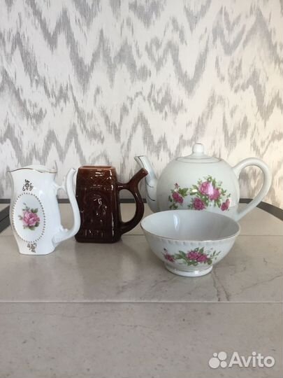 Посуда из шкафа / Карпаты 1973, Китай 1989,Чехия