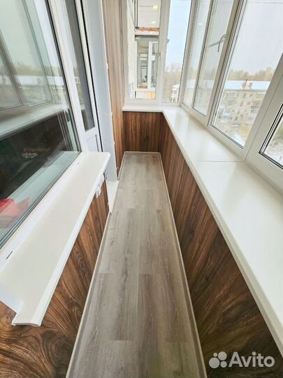 Остекление балконов под ключ