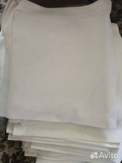 Скатерти льняные советские, салфетки