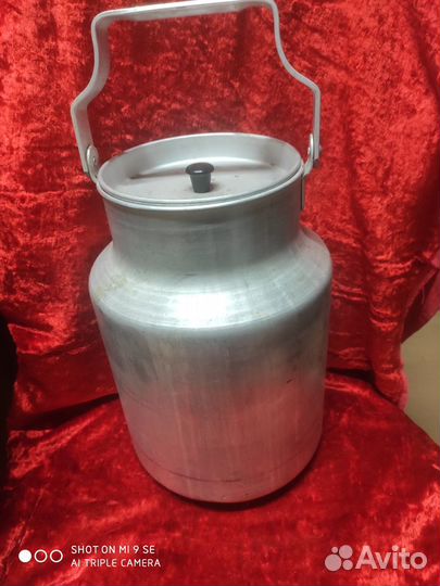 Бидон большой 10 л, из пищевого алюминия