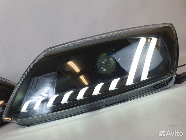 Тюнинг фары Лада Гранта в стиле Ауди Bi-линзы