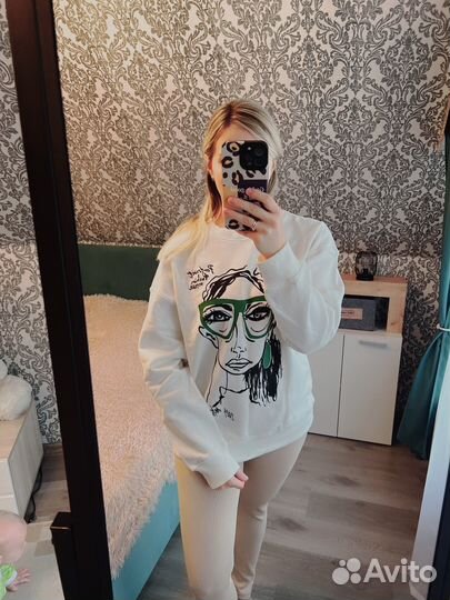 Толстовка утепленная 44