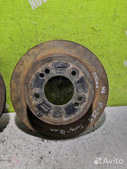 Диск тормозной задний Киа Оптима 3